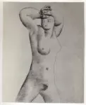 Janneret, Charles-Edouard , Nudo femminile con le braccia levate
