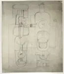 Janneret, Charles-Edouard , Batignolles: studio per bottiglia