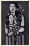 Léger, Fernand , Due donne su fondo blu