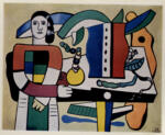 Léger, Fernand , La ragazza e la Natura morta