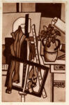 Léger, Fernand , Cornice nera nel atelier