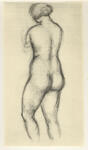 Maillol, Aristide , Nudo di schiena