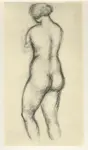 Maillol, Aristide , Nudo di schiena