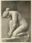 Maillol, Aristide , Nudo in ginocchio