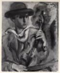 Mané Katz , Il violinista giovane