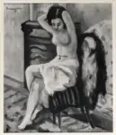 Manguin, Henri , Nuda seduta