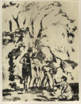 Manguin, Henri , Dessin au pinceau -