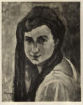 Manguin, Henri , Ritratto di donna giovane -