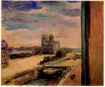 Matisse, Henri , Notre-Dame vista dalla finestra del pittore