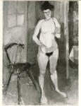 Anonimo , Matisse, Henri - sec. XX - Donna nuda con una sedia