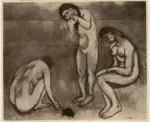 Matisse, Henri , Tre bagnanti con tartaruga