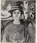 Anonimo , Matisse, Henri - sec. XX - Donna dagli occhi verdi