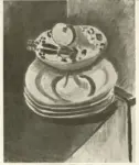 Matisse, Henri , Nature morte med Tallerkenr