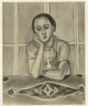Matisse, Henri , - Donna seduta ad un tavolo