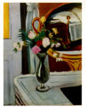 Matisse, Henri , Vase de fleurs sur une Coiffeuse
