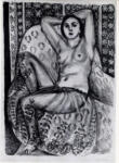 Matisse, Henri , Odalisque assise à la jupe de dentelle -