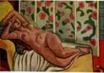 Matisse, Henri , Sul divano giallo