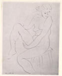 Anonimo , Matisse, Henri - sec. XX - Nue au tabouret