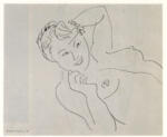 Anonimo , Matisse, Henri - sec. XX - Reclining nude