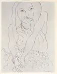 Matisse, Henri , Femme &agrave; la violette