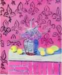 Matisse, Henri , Lemons against a Fleur-de-lis Background