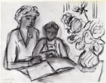 Anonimo , Matisse, Henri - sec. XX - Mère et infant Lisant