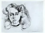 Matisse, Henri , Portrait de Fille de l'Artiste, Marguerite