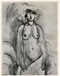 Matisse, Henri , Nudo di donna con cappello di piume