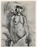 Matisse, Henri , Nudo di donna con cappello di piume