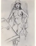 Matisse, Henri , Nudo di donna con cappello