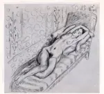 Matisse, Henri , Femme allong&eacute; sur un divan