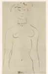 Matisse, Henri , Standing nude with downcast