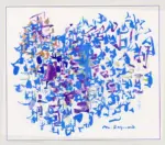 Raymond, Marie , Disegno a colore blu