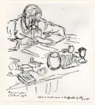 Rouveyre, Andrè , - Uomo alla scrivania