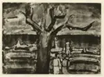 Rouault, Georges , Paesaggio con albero e figure