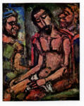 Anonimo , Rouault, Georges - sec. XX - Cristo schernito dai soldati