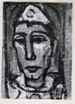 Rouault, Georges , Testa di Pierrot