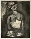 Rouault, Georges , Donna con corsetto