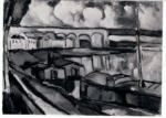 Vlaminck, Maurice , Bateaux Lavoir et Péniches sur la Seine