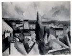 Vlaminck, Maurice , Vue sur une Ville