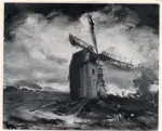 Galerie Bernheim-Jeune , Vlaminck, Maurice - sec. XX - Le moulin a Meslay le vidame, Eure et Loire