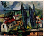 Vlaminck, Maurice , La ferme et les Peupliers