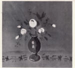 Vlaminck, Maurice , Fleurs dans un vase à pied