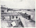 Vlaminck, Maurice , Usine sur la fleuve