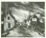 Vlaminck, Maurice , Le passage a niveau