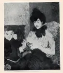 Valtat, Louis , - donna con cane