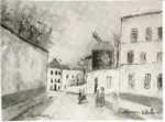 Utrillo, Maurice , Vued du Moulin de la Galette