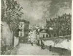 Utrillo, Maurice , Primavera a Montmartre