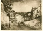 Utrillo, Maurice , Paesaggio parigino