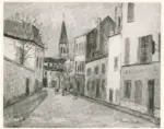 Utrillo, Maurice , La Rue St.Vincent